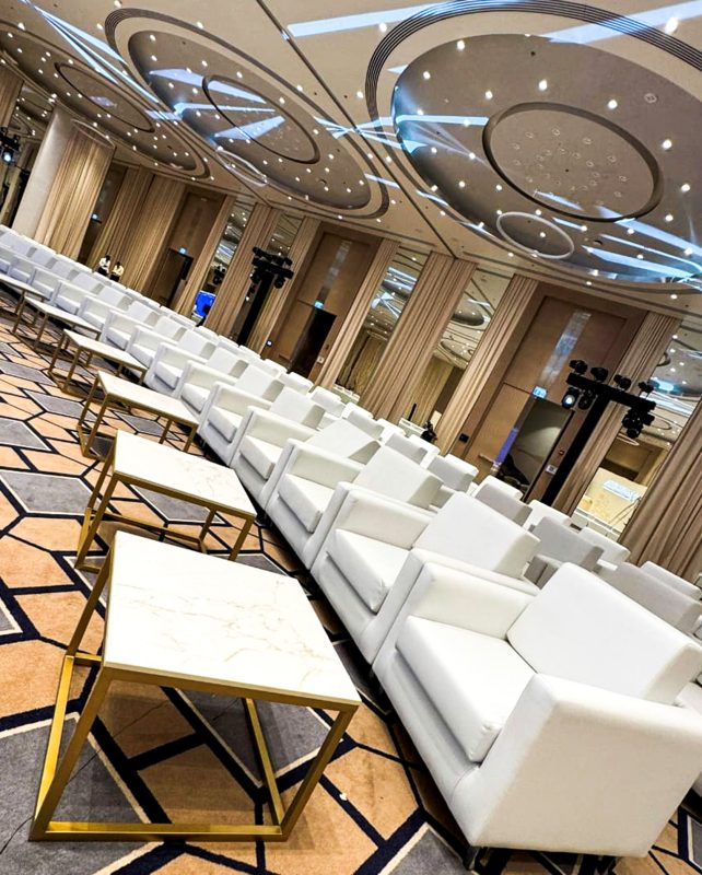 2025 UAE Corporate Event Trends: Event Furniture Hire, Layout & Ambience Tips