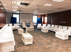 Classic Sofa, White Sofa, VIP Sofa, Single Seater, Rectangular Arabic Coffee Table