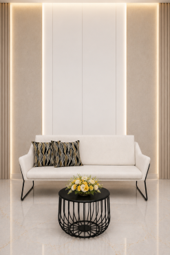 modern sofa and coffee table for rent in Dubai, Abu Dhabi, UAE