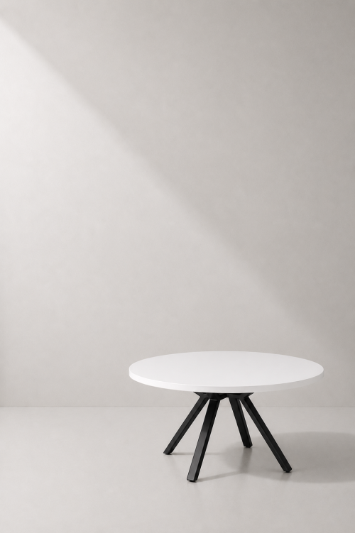 Aster Round Black Coffee Table - Image 2