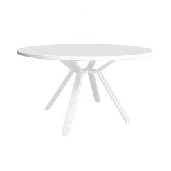 Aster Round White Coffee Table