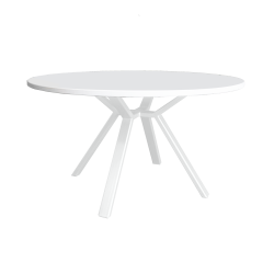Aster Round White Coffee Table