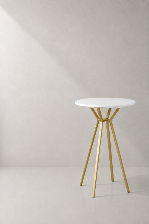Aster Round Gold High Table - Image 2