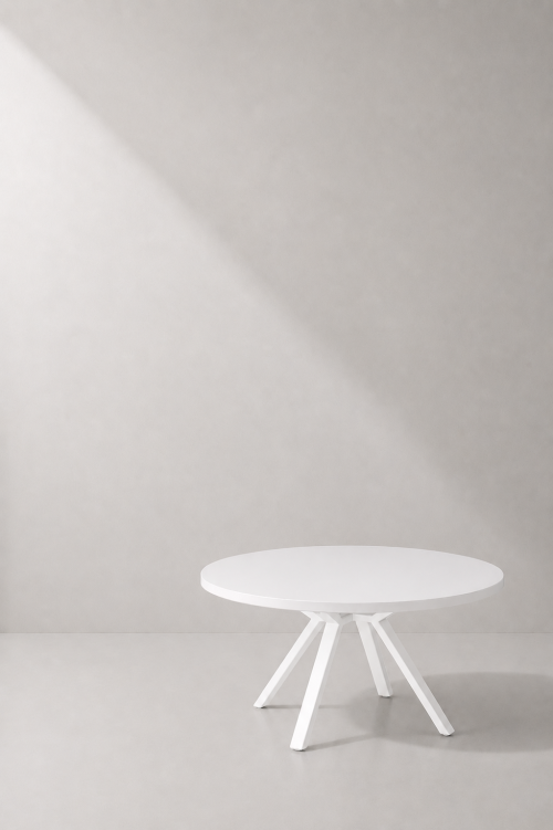 Aster Round White Coffee Table - Image 2