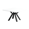 Aster square black coffee table rental for events in Dubai UAE