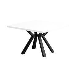 Aster square black coffee table rental for events in Dubai UAE