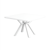 Aster square white coffee table for luxury event rental in Dubai UAE