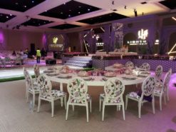 White Curve Table, Curve Dining Table, Half Moon Dining Table