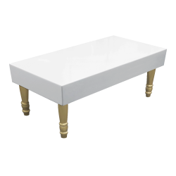 Avalon Rectangular Gold Coffee Table