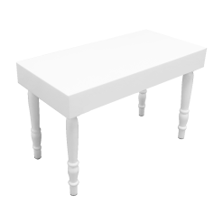 Avalon Rectangular White Dining Table
