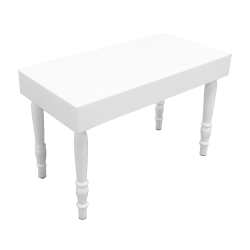 Avalon Rectangular White Dining Table