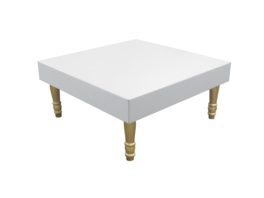 Avalon Gold Square Coffee Table Furniture Rentals in Dubai Abu