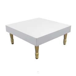 Avalon Gold Square Coffee Table