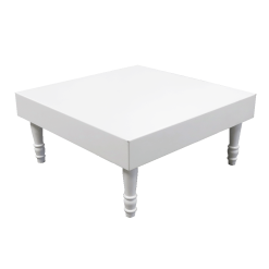 Avalon Square White Coffee Table