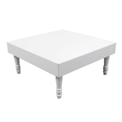 Avalon Square White Coffee Table