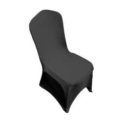 Stewart Banquet Chair with Black Stretch Cover