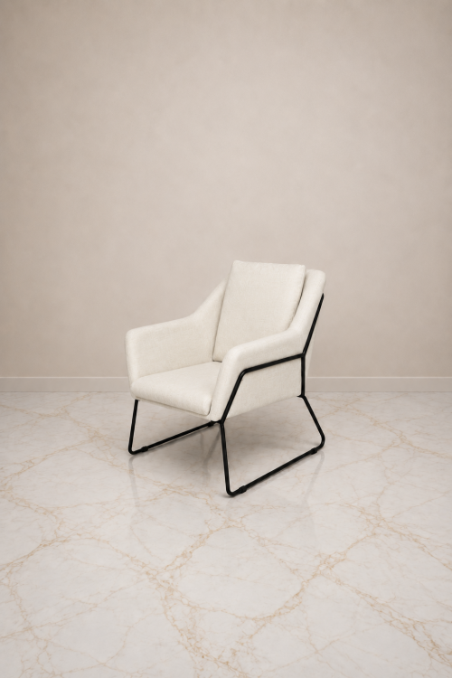 Bismarck Beige Armchair - Image 2