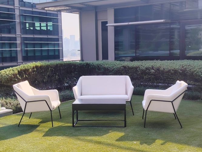 Menorca Black Rectangular Coffee Table - Image 5