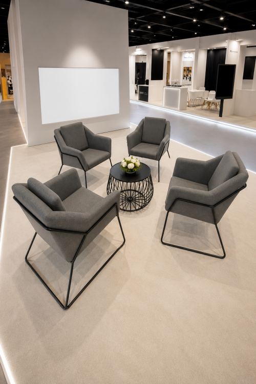 rent furniture for exhibition in Dubai, Abu Dhabi, UAE