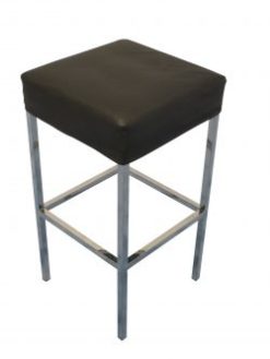 Black Bar Stool, Leather Bar Stool