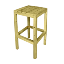 Wooden Bar Stool