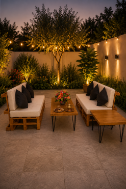 outdoor furniture for rent in Dubai, Abu Dhabi, UAE