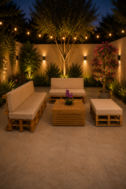 outdoor furniture rental in Dubai, Abu Dhabi, UAE