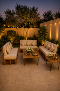 Outdoor furniture on rent in Dubai, Abu Dhabi, UAE