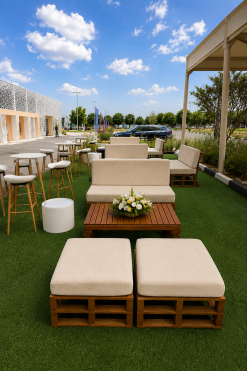 outdoor furniture for rent in Dubai, Abu Dhabi, UAE