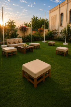 pallet furniture for rent in Dubai, Abu Dhabi, UAE