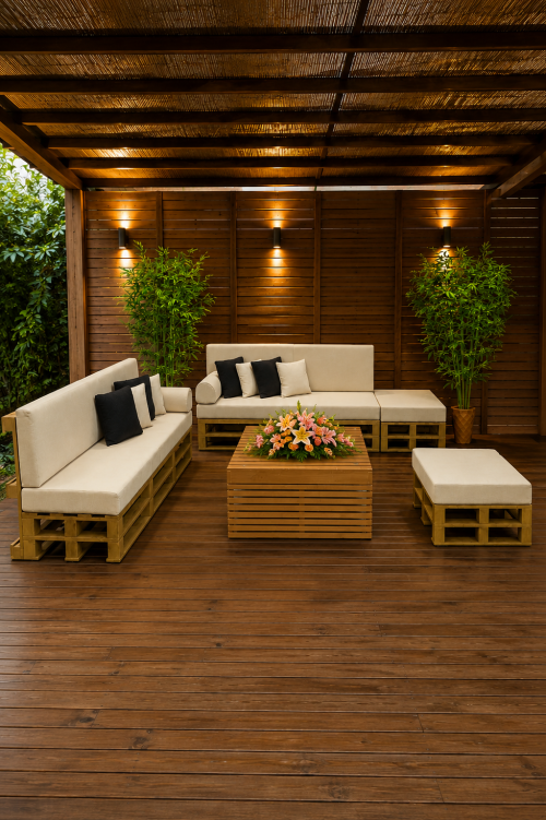 pallet furniture in Dubai, Abu Dhabi, UAE