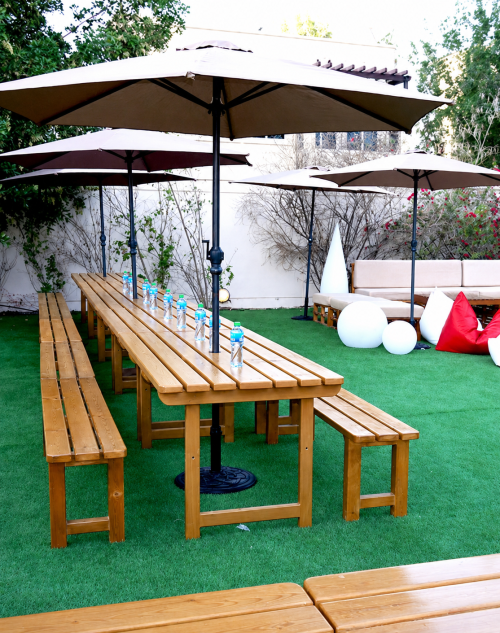 outdoor tables and chairs in Dubai, Abu Dhabi, UAE