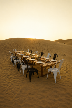 desert camp dinner set rental Dubai, Abu Dhabi, UAE