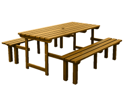 Bratton Picnic Table and Bench