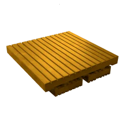 Braun Pallet Square Low Table