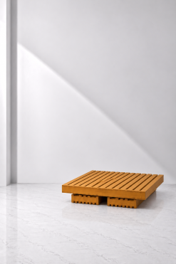Braun Pallet Square Low Table - Image 2