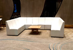 Wooden Coffee Table, Square Coffee Table, White Sofa, Leather Sofa