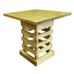 Wooden Outdoor Table, Rustic Dining Table