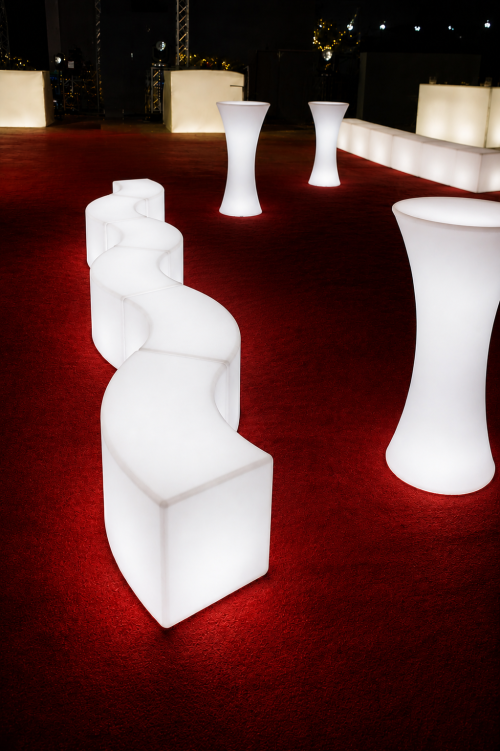 Calyx LED Curved Bench - Image 7