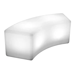Calyx LED Curved Bench