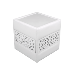 Casablanca Side Table with Glass Top