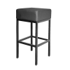 Black Bar Stool, Black Leather Bar Stool