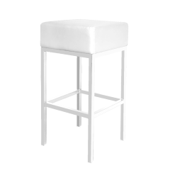 Catalonia White Bar Stool