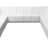 White Sofa, Armless Sofa, Single Seater Sofa, U Shaped Sofa