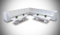 White Sofa, Modular Sofa, Single Seater Sofa, Canterbury Rectangular Coffee Table