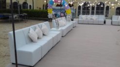 White Sofa, Modular Sofa, Single Seater Sofa