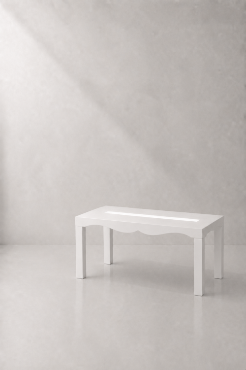 Clementine 8 Seater Dining Table with Square Legs - Image 2