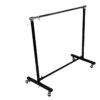 Rolling clothes rail