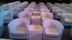 White Side Table, Cube Table, White Coffee Table, Bucket Chair, VIP Chair