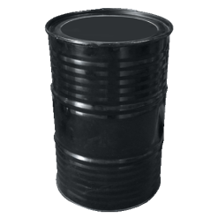 Collins Oil Drum Cocktail Table - Black